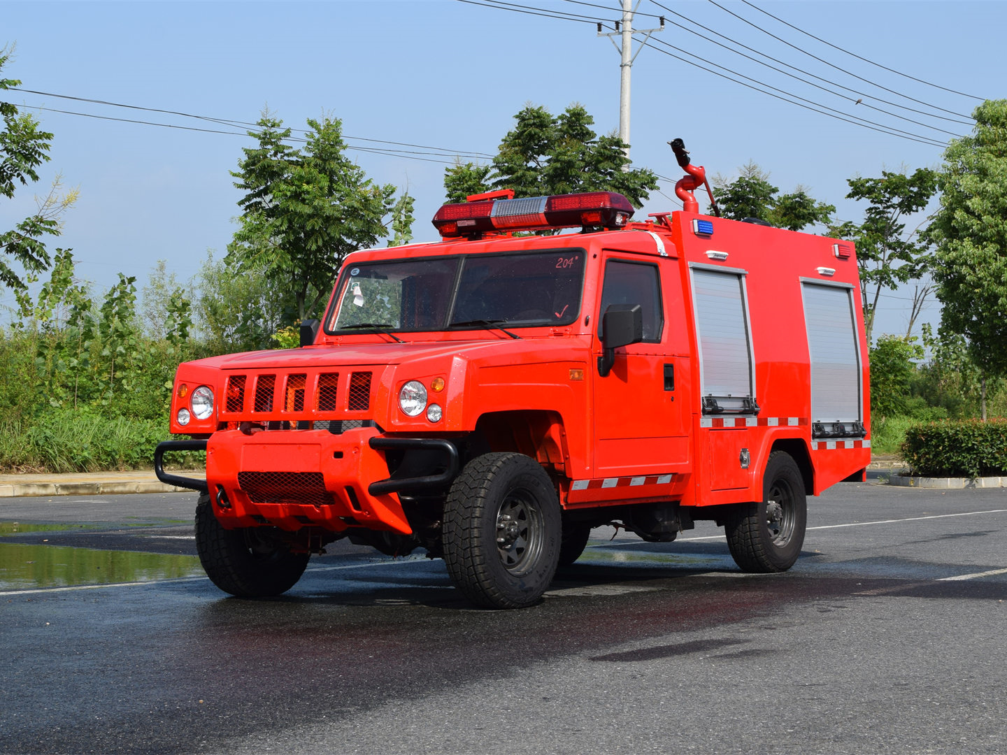 北汽勇士1噸水罐消防車